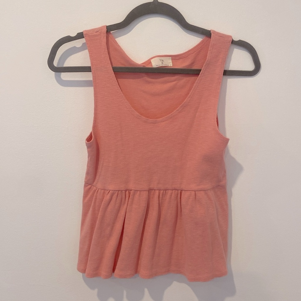 Anthropologie T.La Ribbed Babydoll Tank